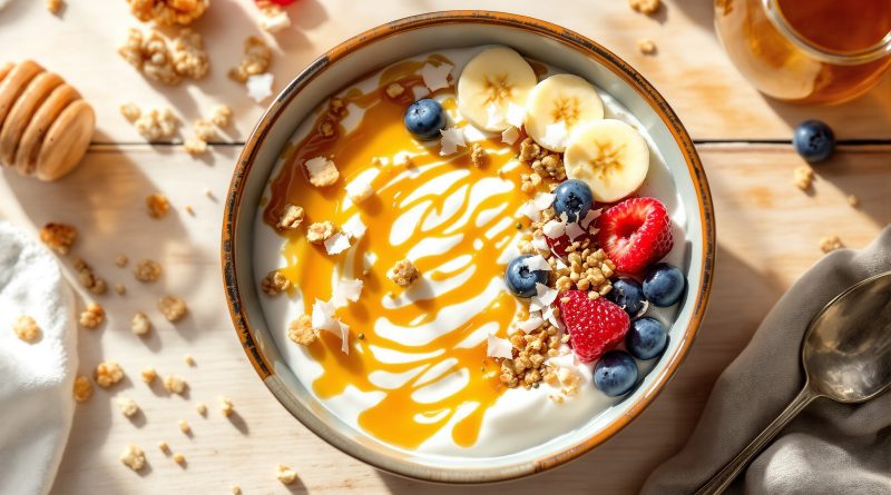 Yoghurt bowl med honning