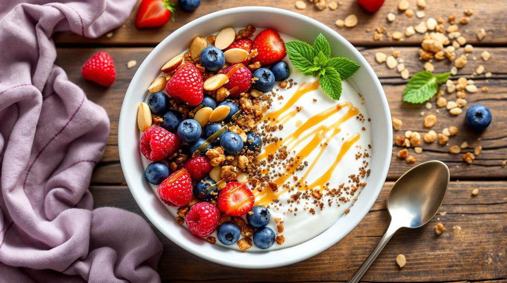 Yoghurt bowl med nødder