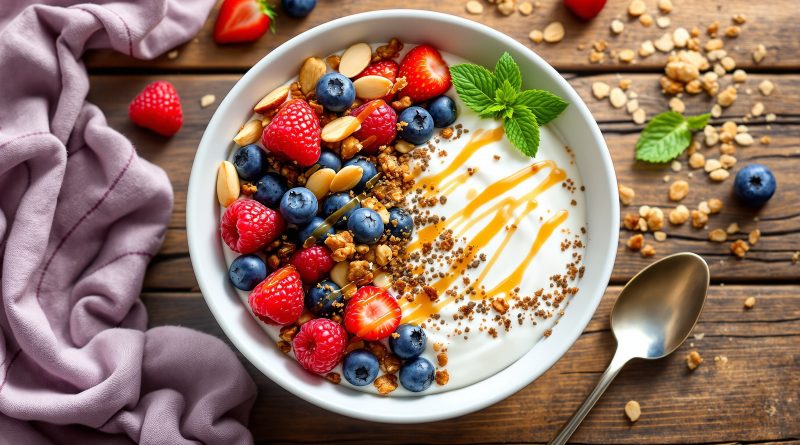 Yoghurt bowl med nødder