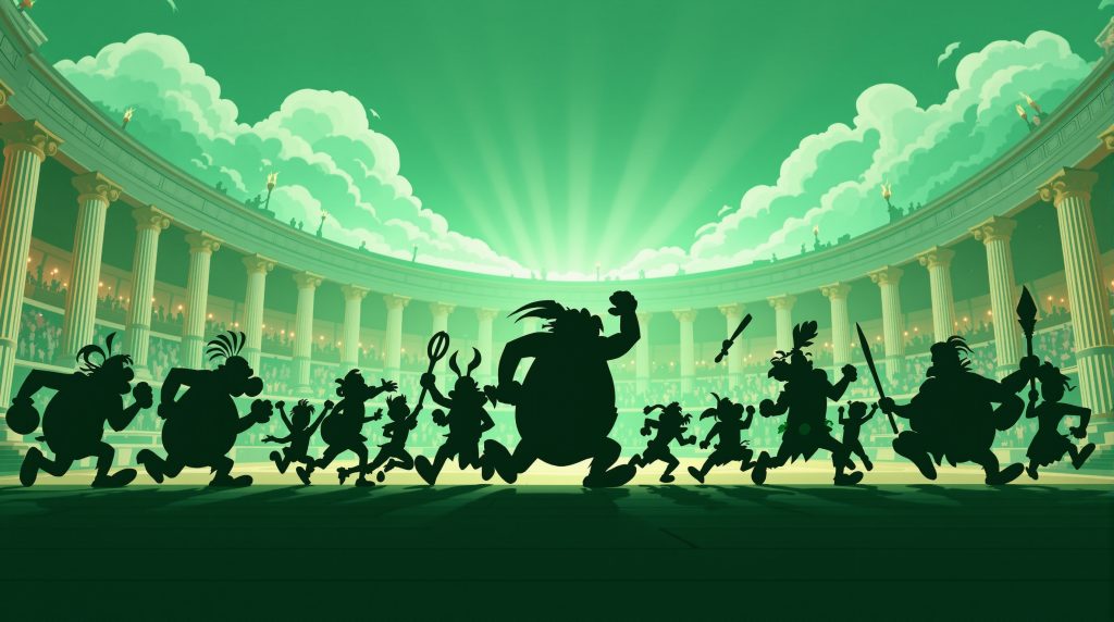 Medvirkende i Asterix og De Olympiske Lege