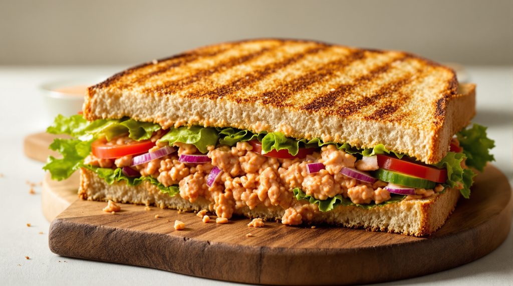 Sandwich med tun og chili