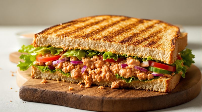 Sandwich med tun og chili