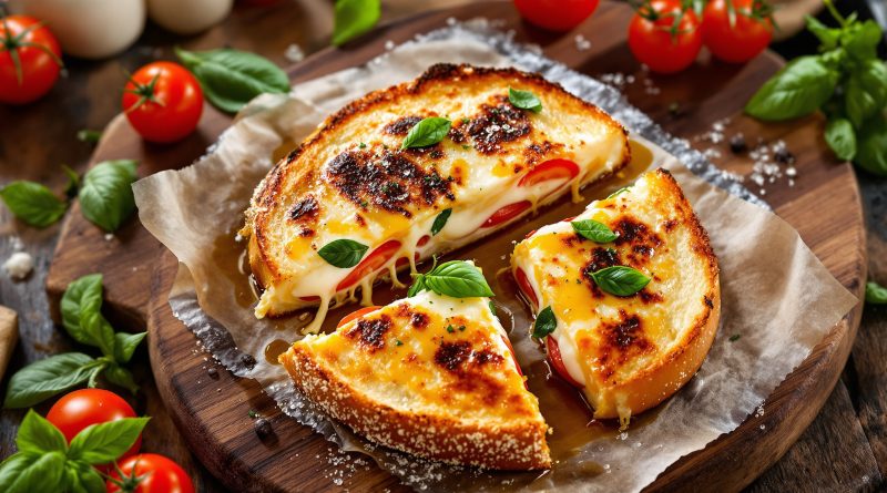 Toast med mozzarella