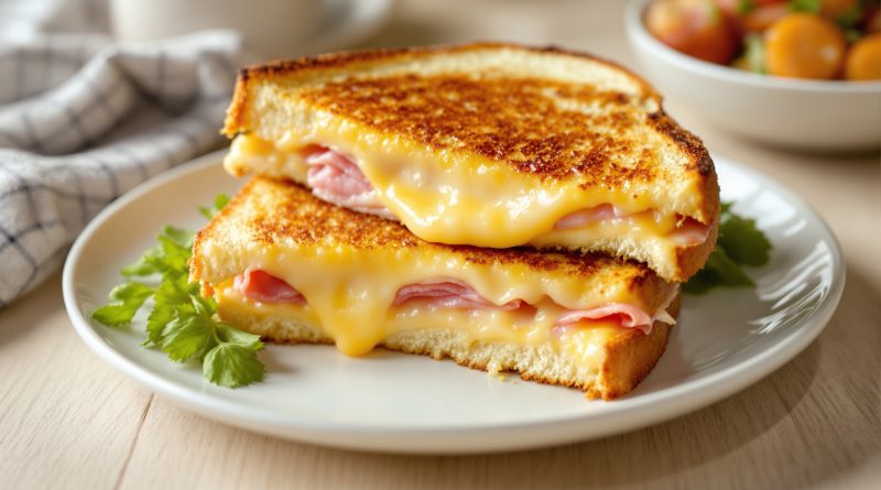 Toast med skinke og ost