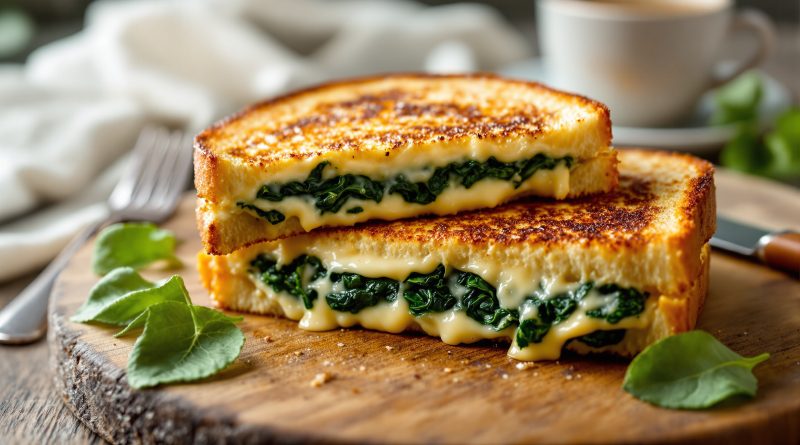 Toast med spinat