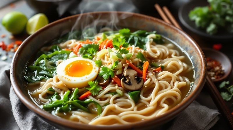 Udon nudelsuppe