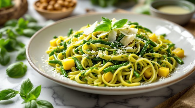 Pasta pesto genovese