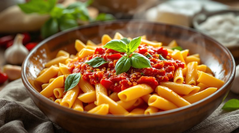 Penne arrabbiata