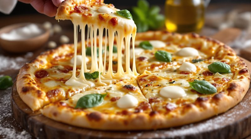 Pizza quattro formaggi