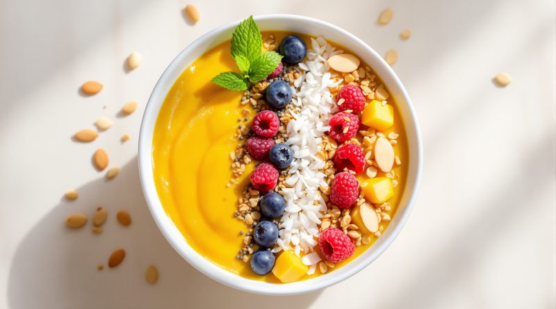 Smoothie bowl med mango