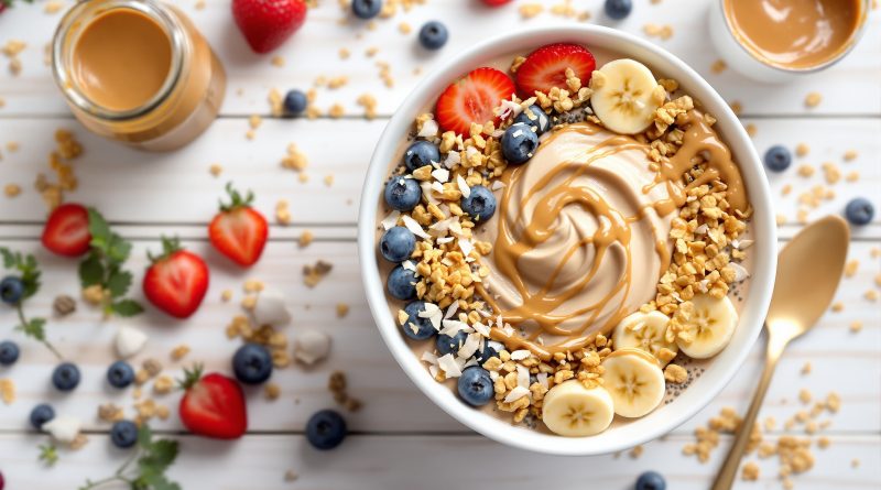 Smoothie bowl med peanutbutter