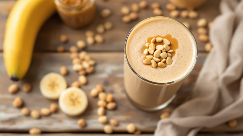 Smoothie med peanutbutter