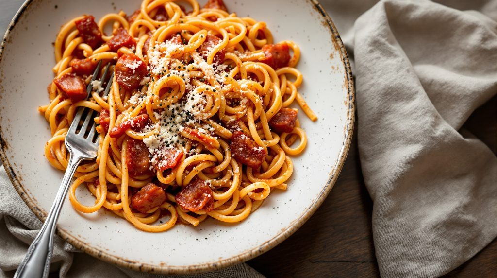 Bucatini all'amatriciana