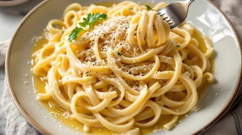 Fettuccine alfredo