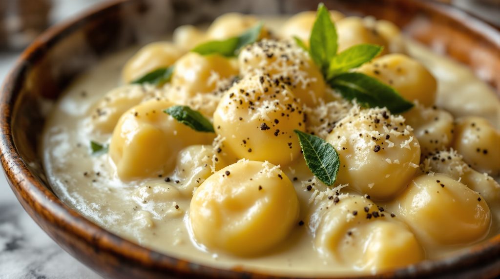 Gnocchi al gorgonzola