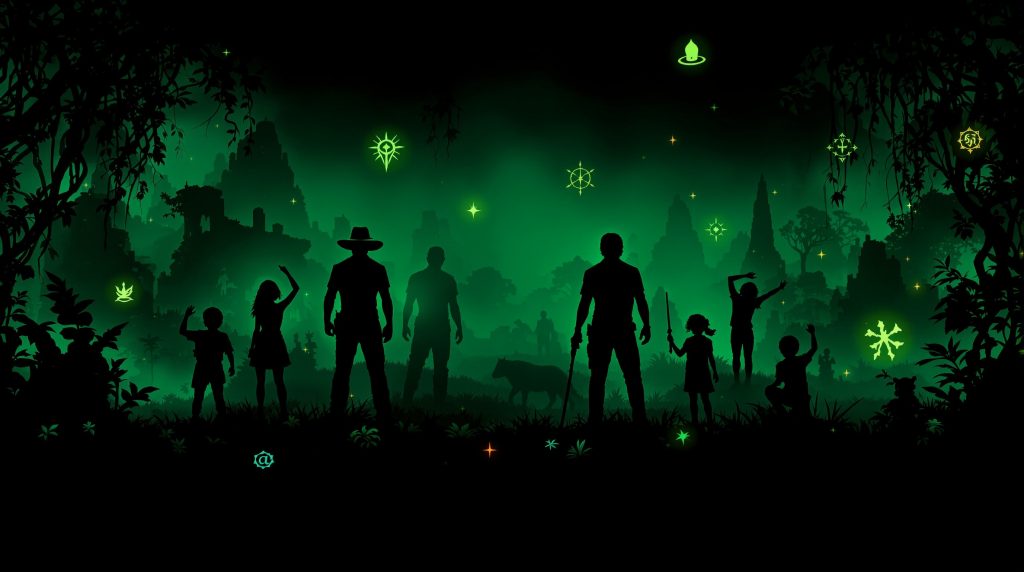 Medvirkende i Jumanji