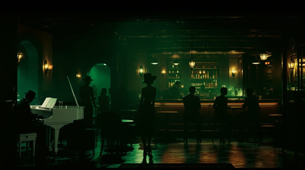 Medvirkende i Sams Bar