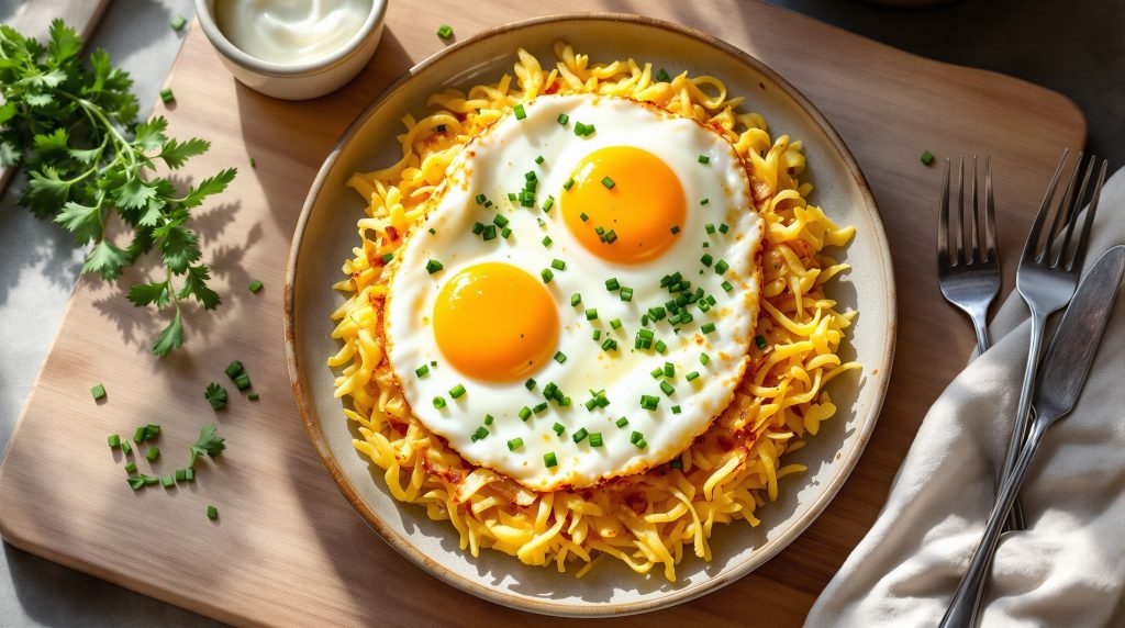 Rösti med æg