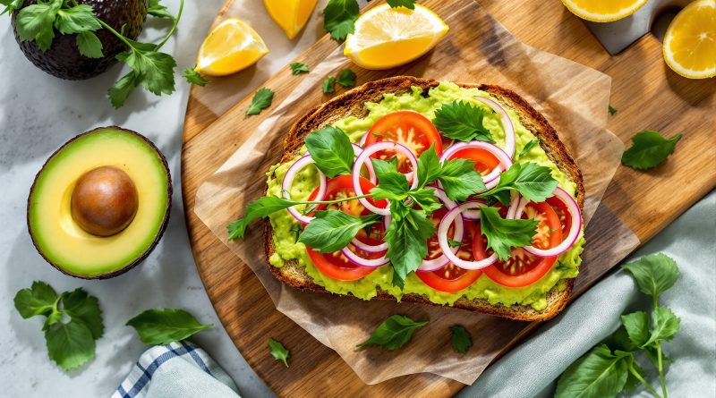 Sandwich med avocado