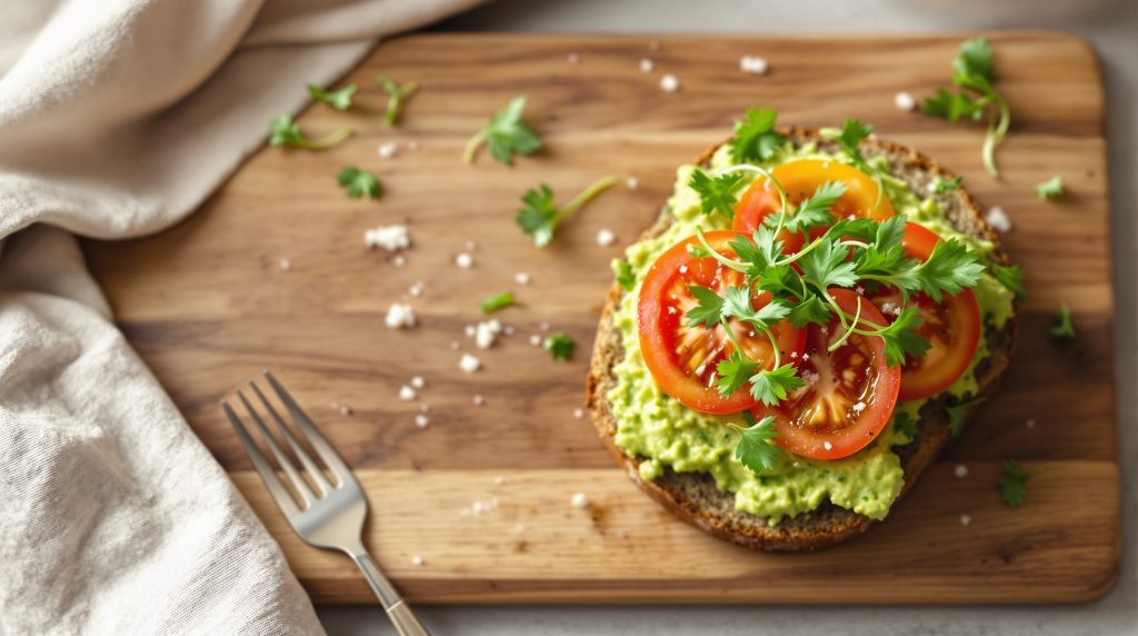 Sandwich med avocado og avocado