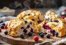 Scones med bær