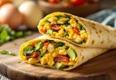Scrambled eggs wrap