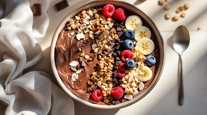 Smoothie bowl chokolade