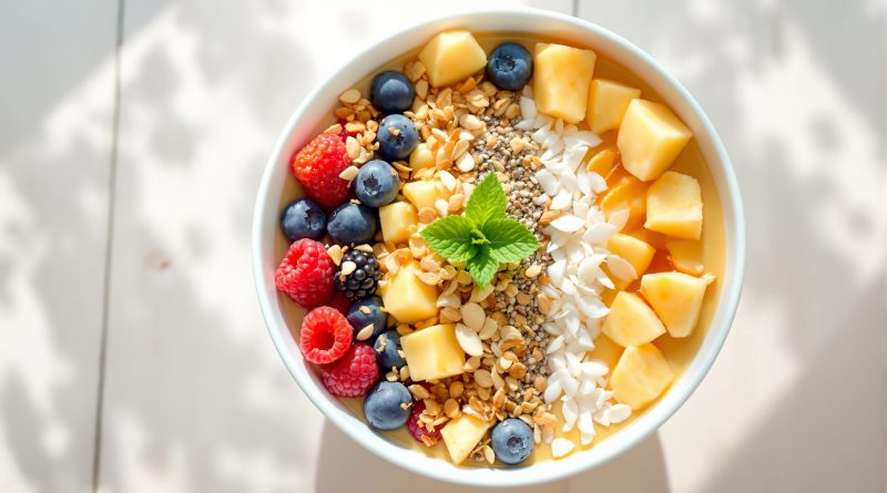 Smoothie bowl med ananas