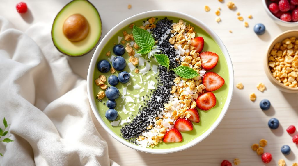 Smoothie bowl med avocado