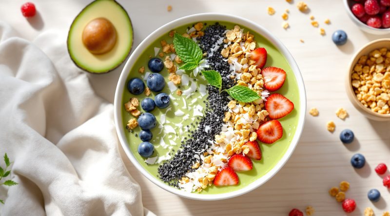 Smoothie bowl med avocado