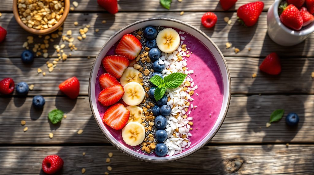 Smoothie bowl med banan