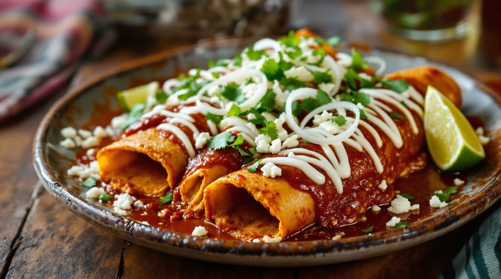 Enchiladas rojas