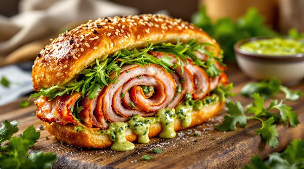 Porchetta sandwich
