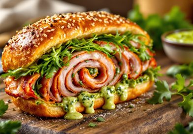 Porchetta sandwich