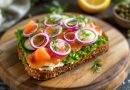 Sandwich med laks
