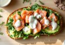Sandwich med laks og ingefær