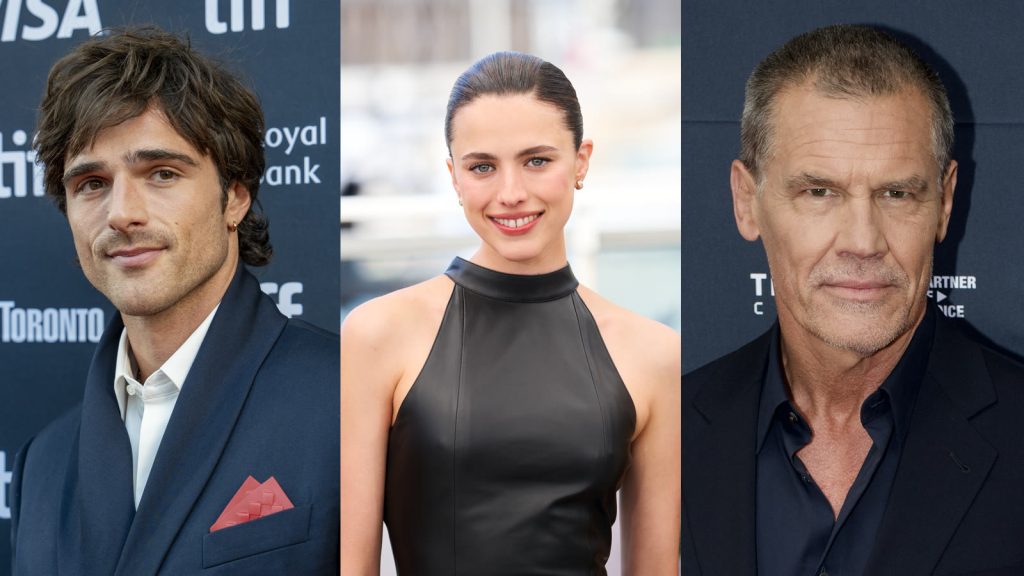Medvirkende i The Dog Stars: Jacob Elordi, Margaret Qualley, Josh Brolin