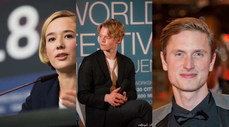 Medvirkende i The Rain: Alba August, Lucas Lynggaard Tønnesen, Mikkel Boe Følsgaard
