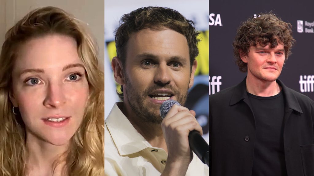 Medvirkende i Ringenes Herre: Magtringene: Morfydd Clark, Charlie Vickers, Robert Aramayo